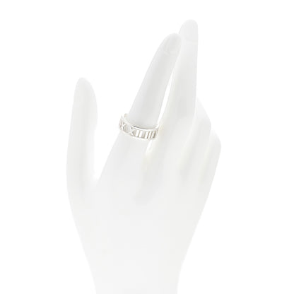 Tiffany Sterling Silver Wide Atlas Open Ring 56 7.75 2 of 3