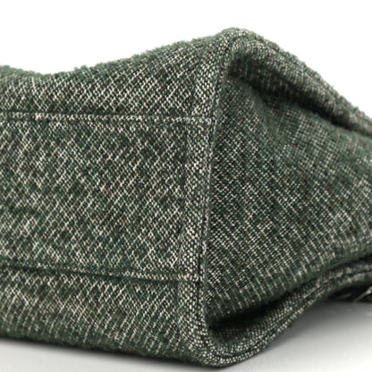 Chanel Mixed Fibers Calfskin Small Deauville Tote Green 10 of 11
