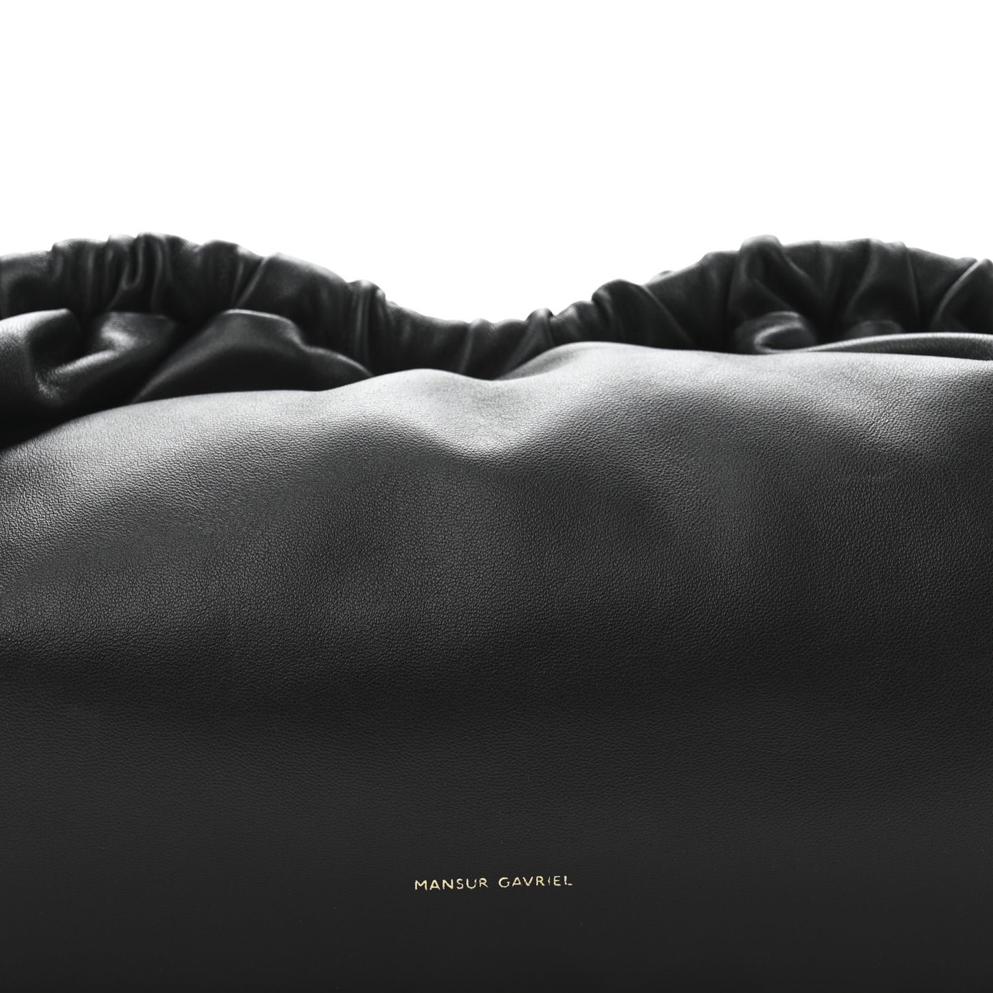 Lambskin Cloud Clutch Black Flamma