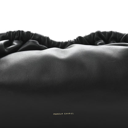 Mansur Gavriel Lambskin Cloud Clutch Black Flamma 7 of 12