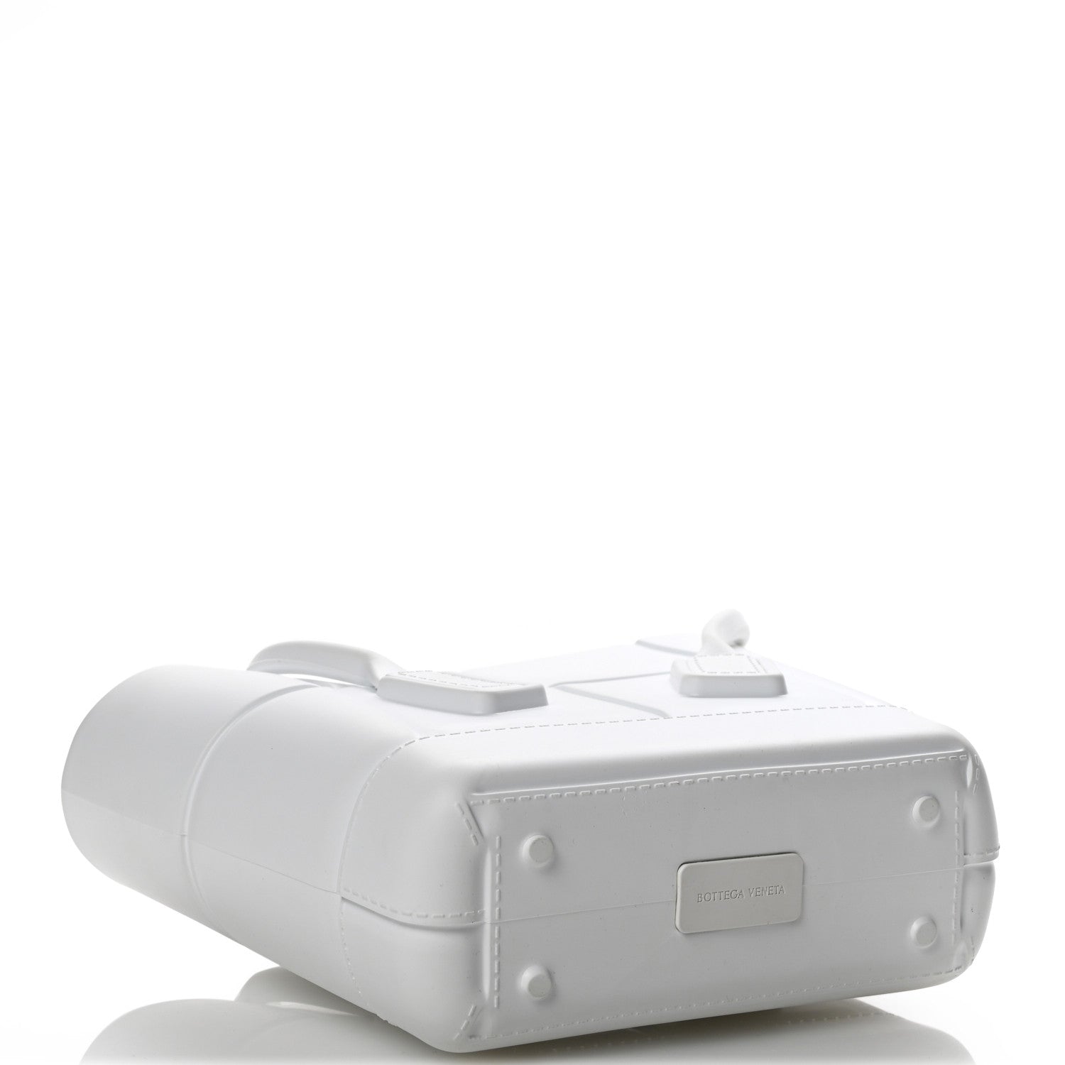 Bottega Veneta Rubber Maxi Intrecciato Mini Arco White 3 of 9