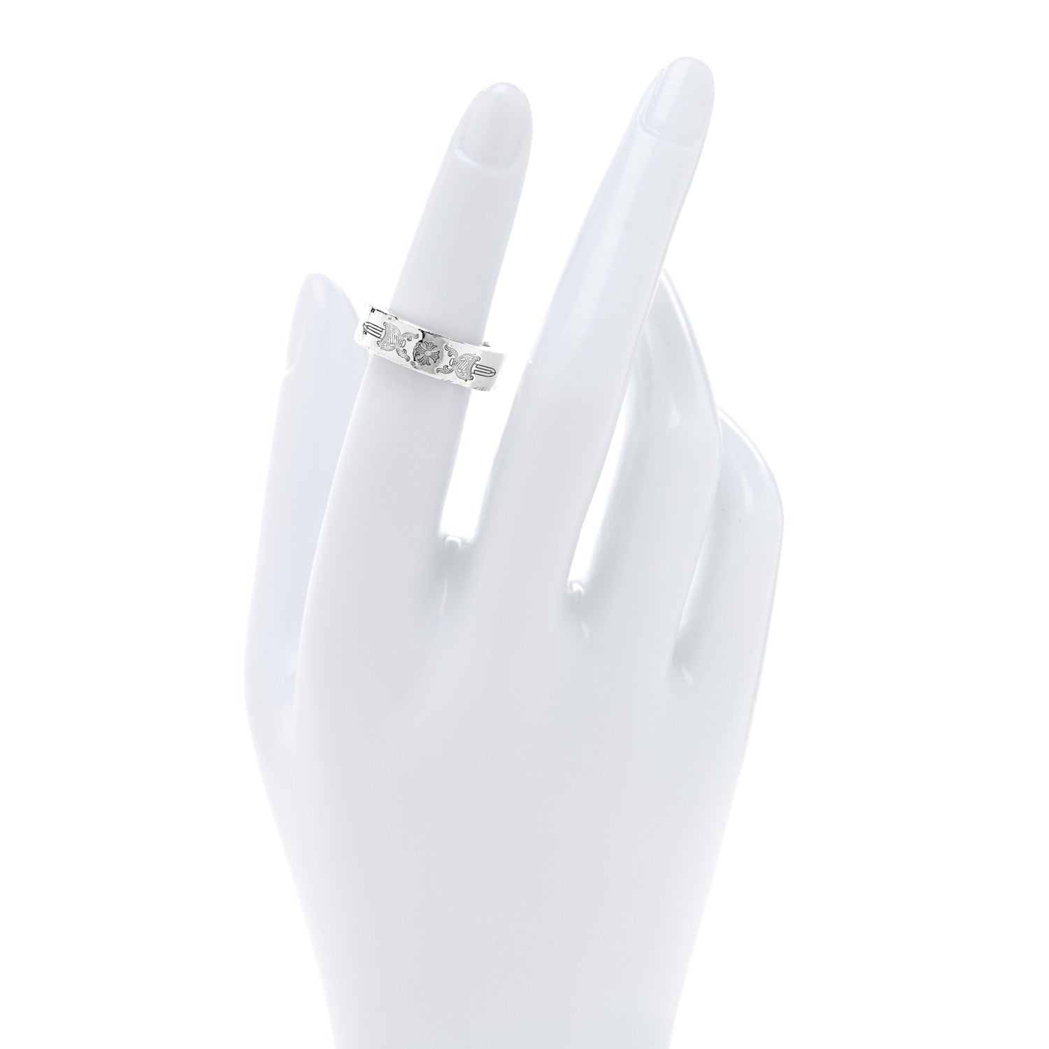 Chrome Hearts Sterling Silver Spacer Dagger Ring 49 4.75 1786296