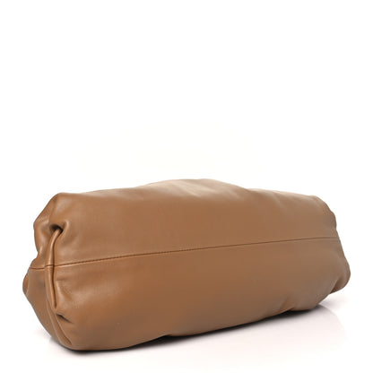 Bottega Veneta Smooth Butter Calf The Pouch Oversized Clutch Cammello 4 of 10