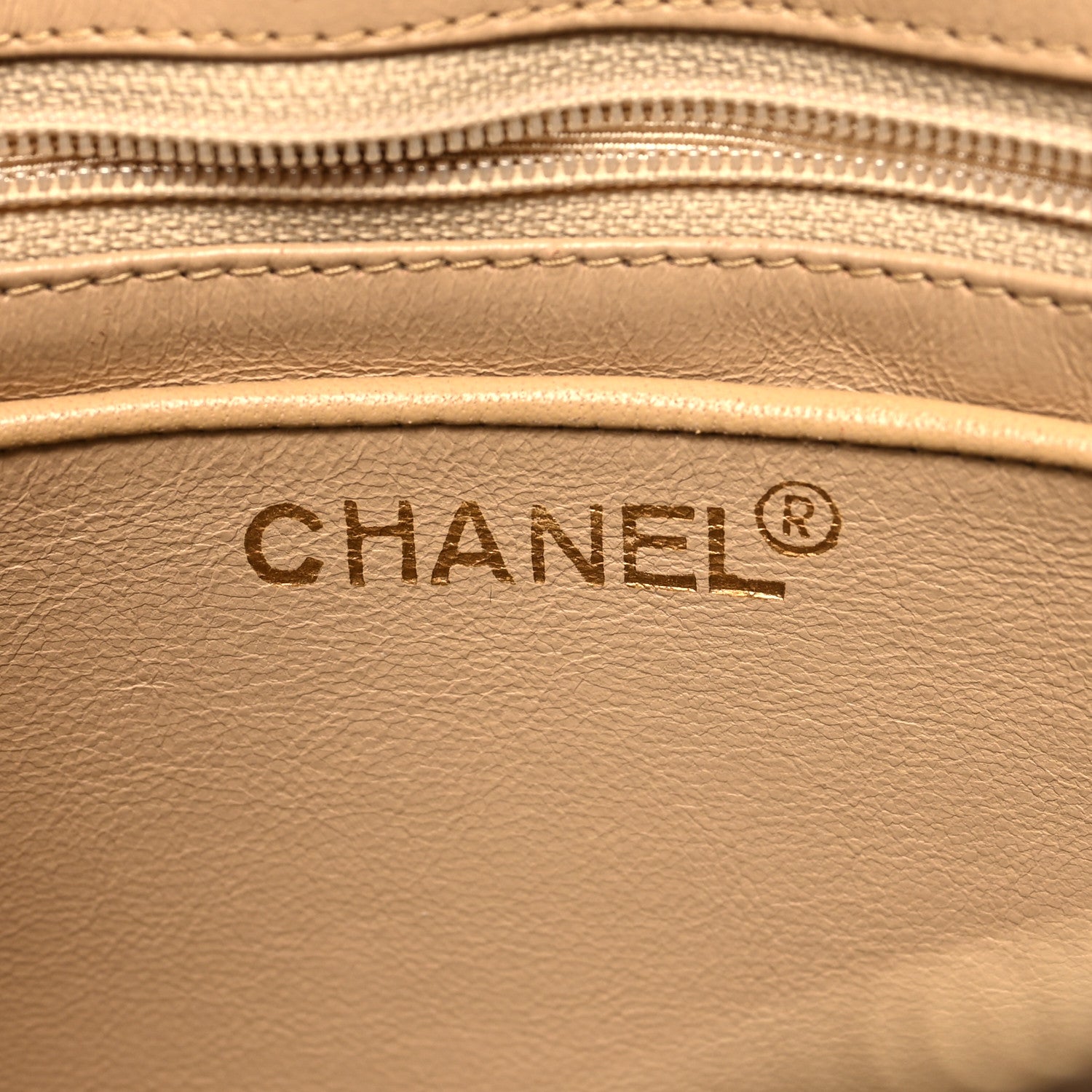 Chanel Lambskin Quilted Camera Case Beige 7 of 13