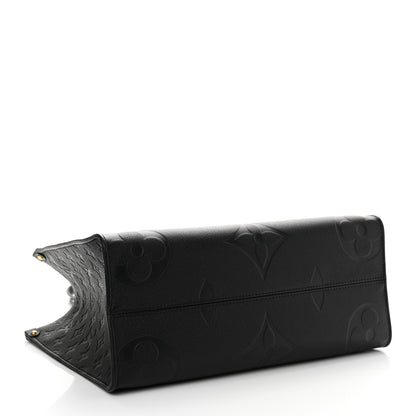 Louis Vuitton Empreinte Monogram Giant Onthego MM Black 4 of 11