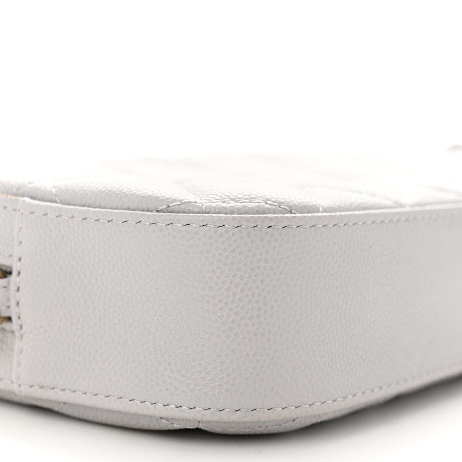Chanel Caviar Quilted Camera Case Grey 10 of 12