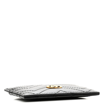 Gucci Calfskin Matelasse GG Marmont Card Holder Black 4 of 9
