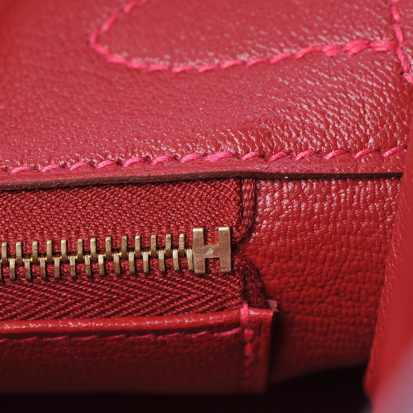 Ostrich Birkin 30 Rouge Vif