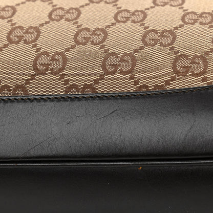 Gucci Monogram Web Jackie O Hobo Dark Brown 15 of 16