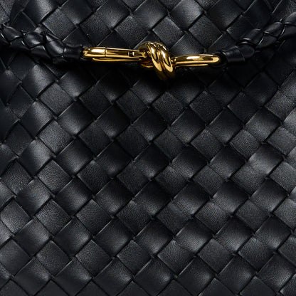 Bottega Veneta Nappa Intrecciato Medium Andiamo Shoulder Bag Black 8 of 12