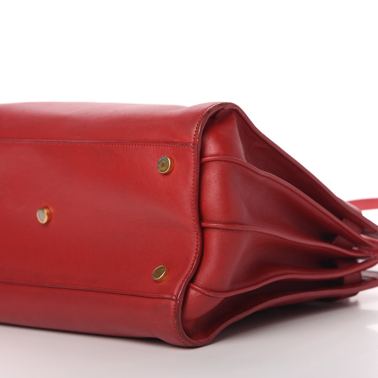 Saint Laurent Calfskin Small Sac De Jour Lipstick Red 7 of 14