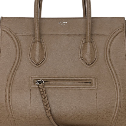 Celine Grained Calfskin Medium Phantom Luggage Taupe 12 of 18