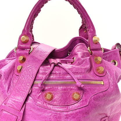 Balenciaga Agneau Giant 21 Gold Hardware Pompon Magenta 8 of 12