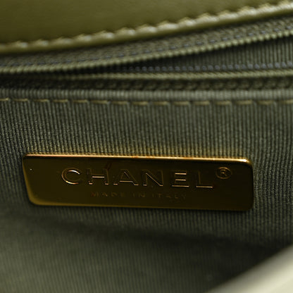 Chanel Lambskin Quilted Medium Chanel 19 Flap Khaki 6 of 10