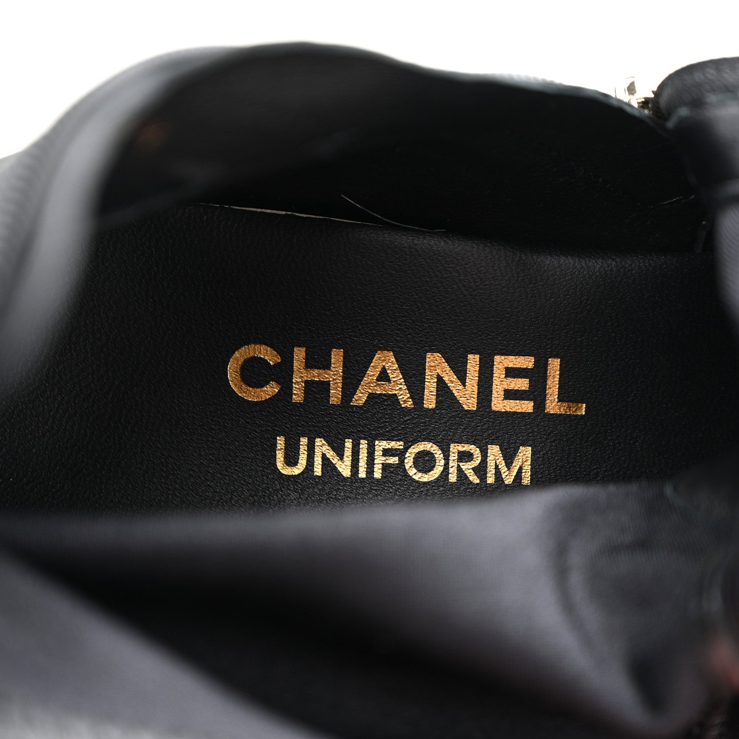 Chanel Lambskin Ankle Boots 37.5 Black 8 of 9