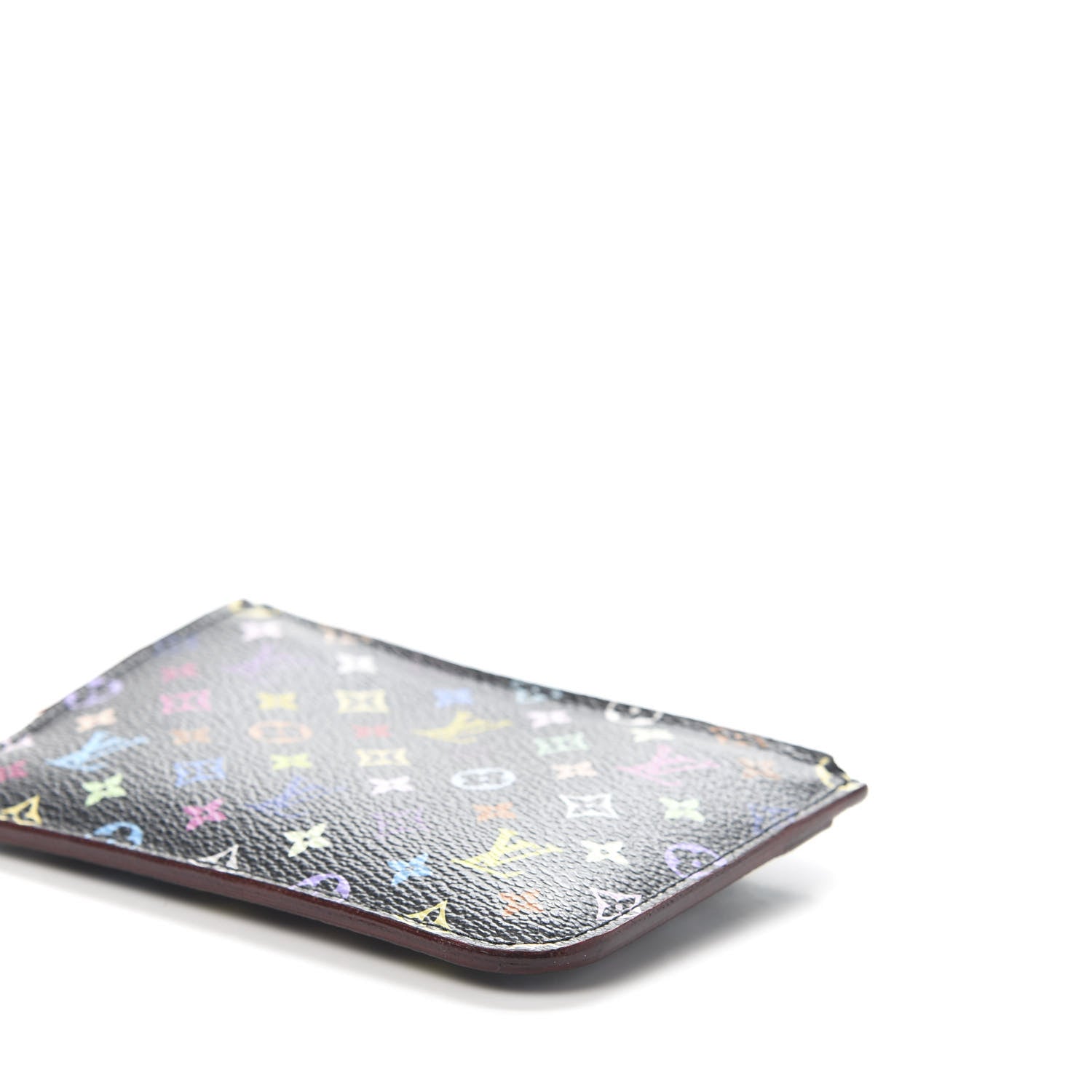 Louis Vuitton Monogram Multicolor Key Pouch Black Violet 8 of 9