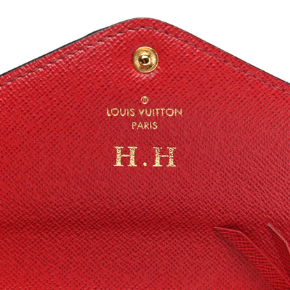 Louis Vuitton Damier Ebene Josephine Wallet Red 6 of 11