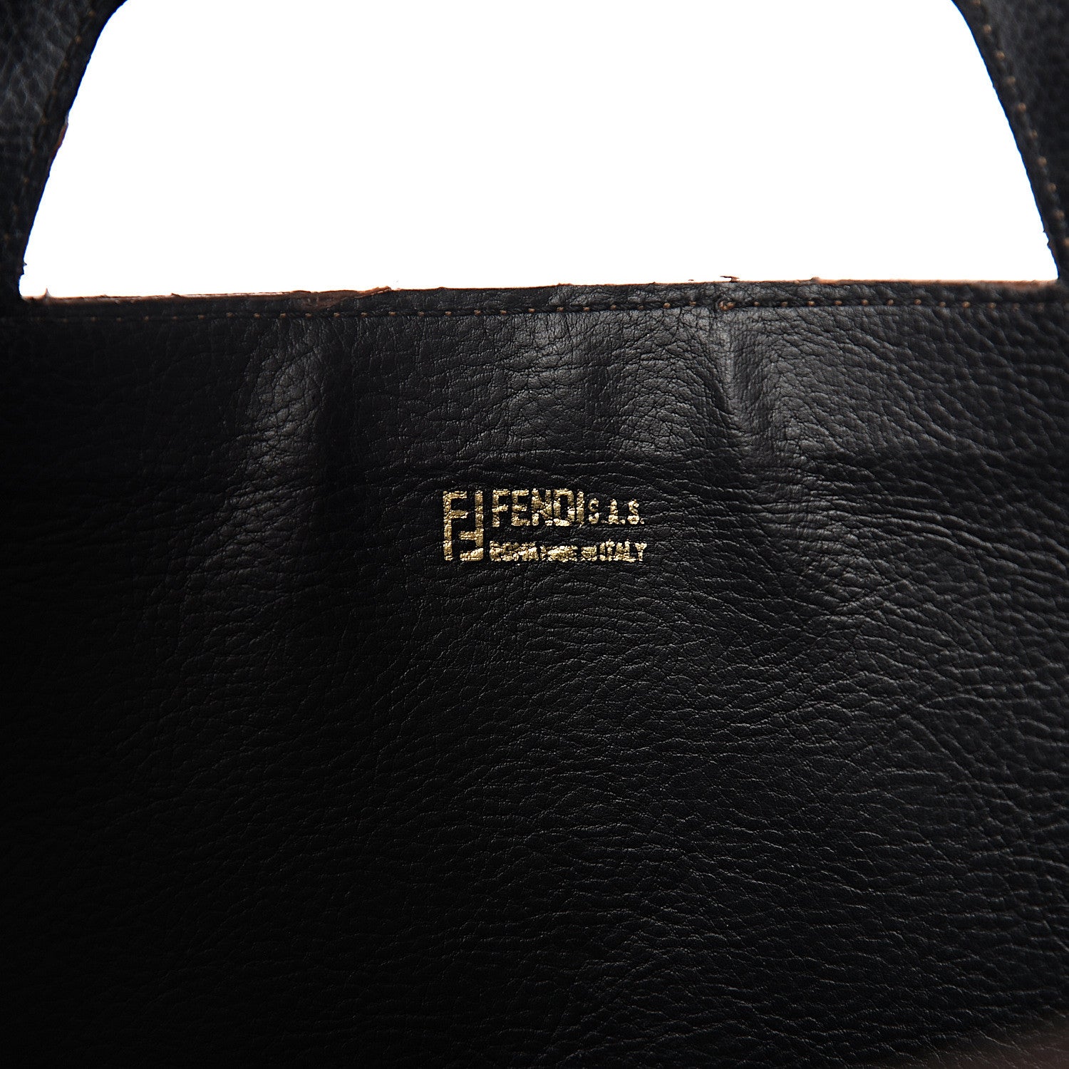 Fendi Pequin Fold Clutch Tobacco 6 of 8