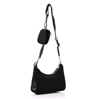 Prada Nylon Re-Edition 2005 Shoulder Bag Black 3 of 9