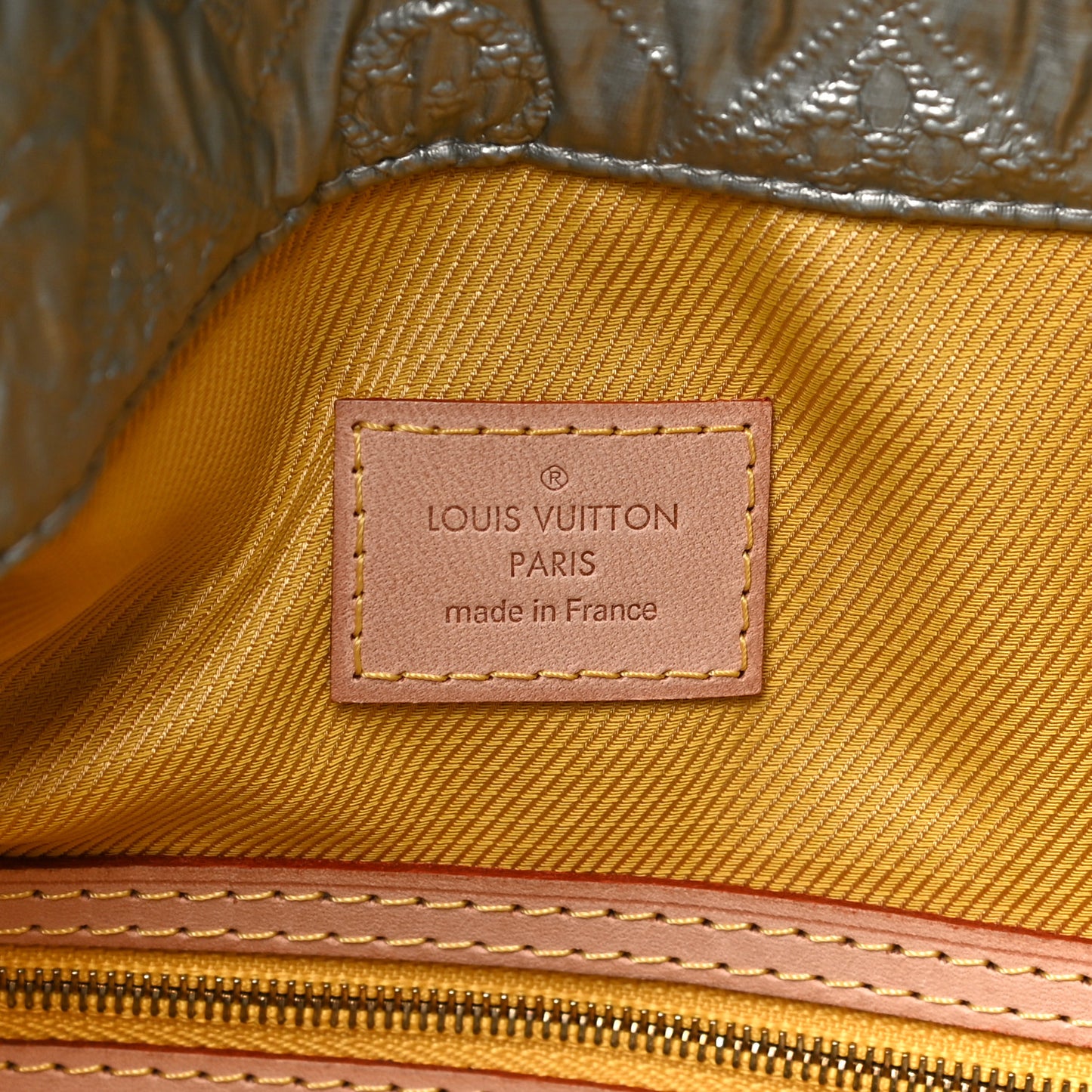Jacquard Quilted Monogram Limelight Clutch GM Perle