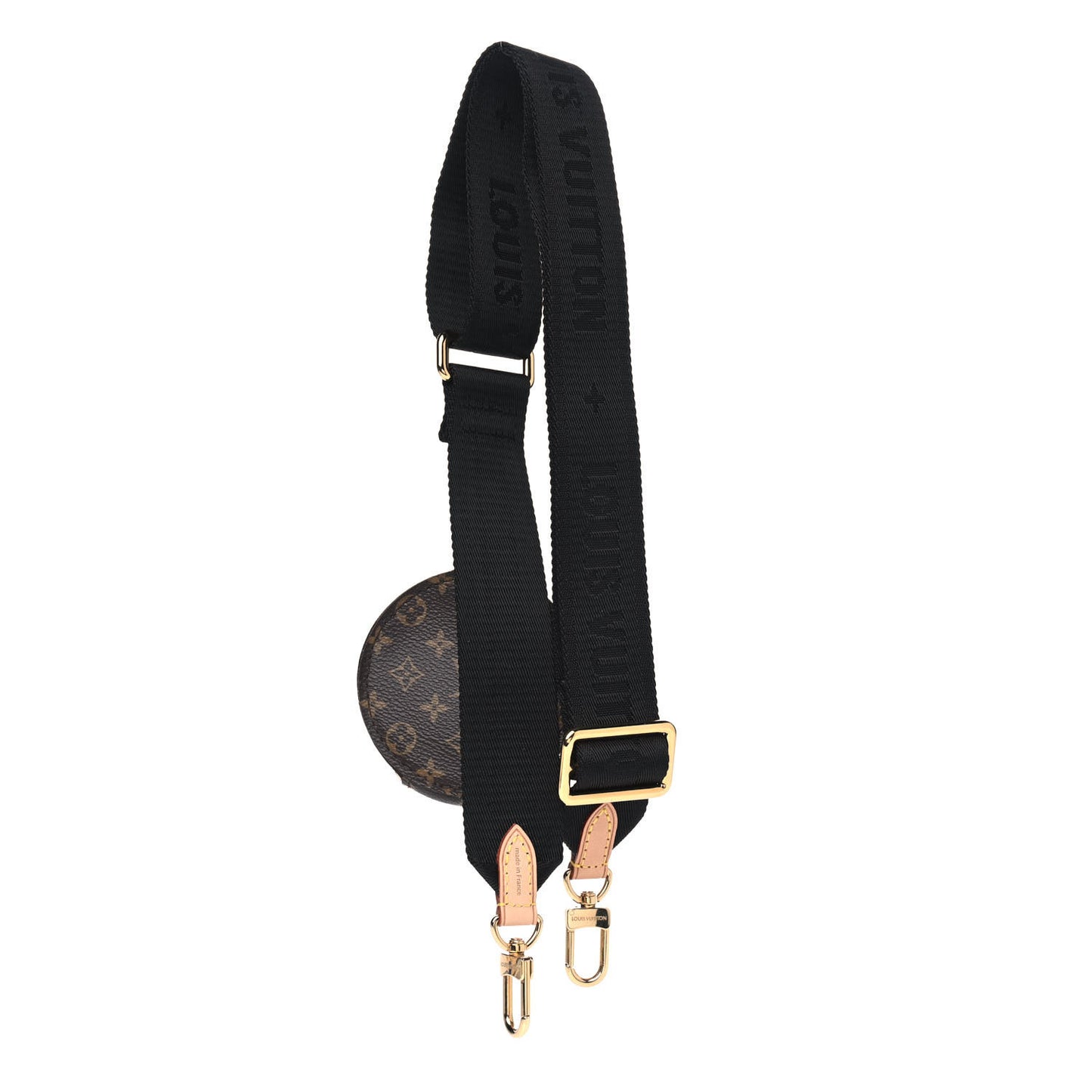 Monogram Multi Pochette Accessories Bandouliere Shoulder Strap Black
