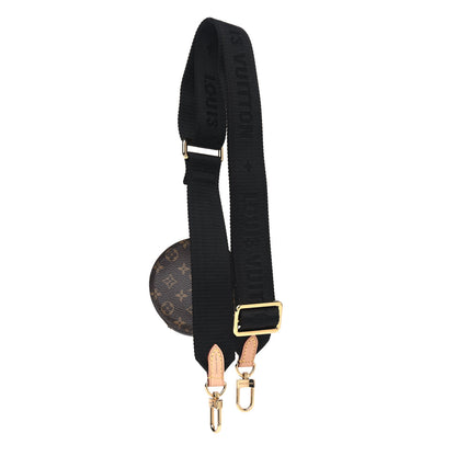 Louis Vuitton Monogram Multi Pochette Accessories Bandouliere Shoulder Strap Black 2 of 6