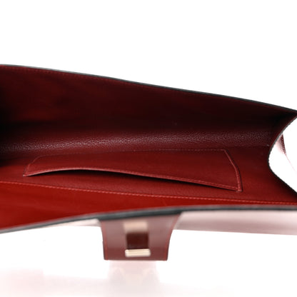 Hermes Box Medor 29 Clutch Rouge H 5 of 14
