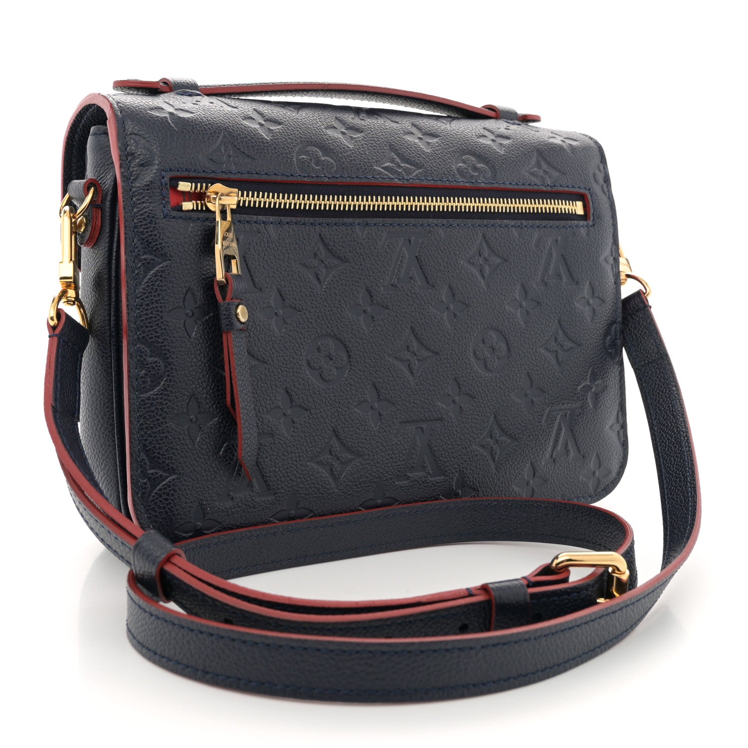 Louis Vuitton Empreinte Pochette Metis Marine Rouge 3 of 11