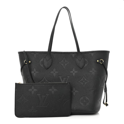 Louis Vuitton Empreinte Monogram Giant Neverfull MM Black 1 of 11