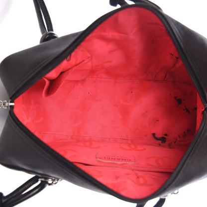 Chanel Calfskin Quilted Large Cambon Bowler Black 5 of 23