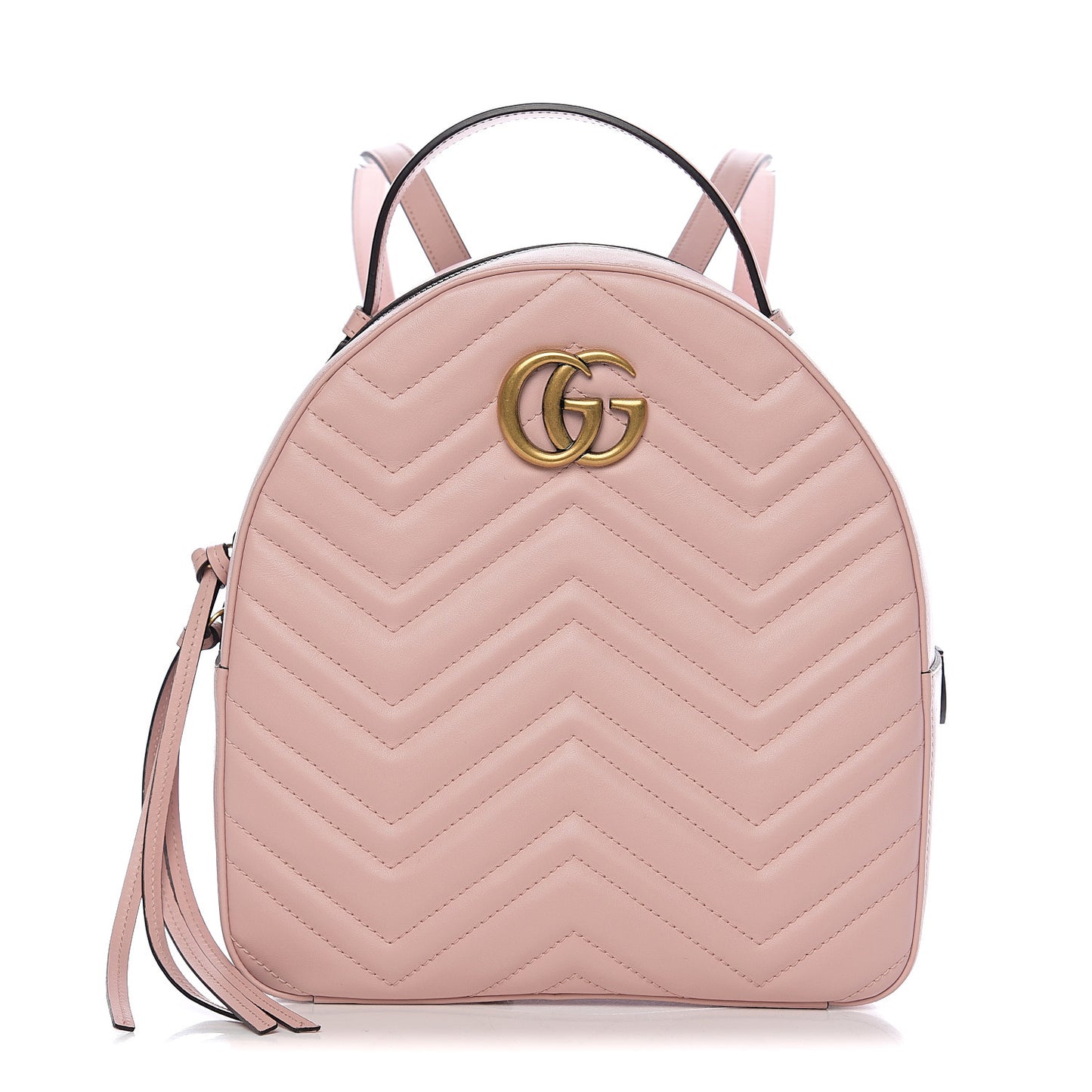 Calfskin Matelasse GG Marmont Dome Backpack Perfect Pink
