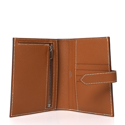 Hermes Epsom Bearn Compact Wallet Gold 5 of 10