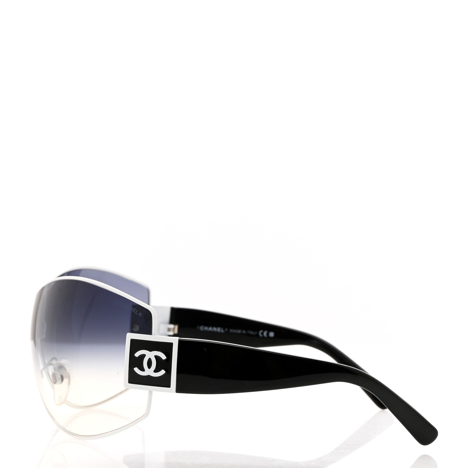 Chanel CC Sunglasses 4114 Black White 3 of 8