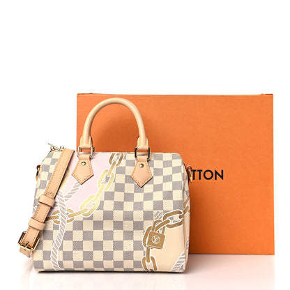 Louis Vuitton Damier Azur Nautical Speedy Bandouliere 25 9 of 9