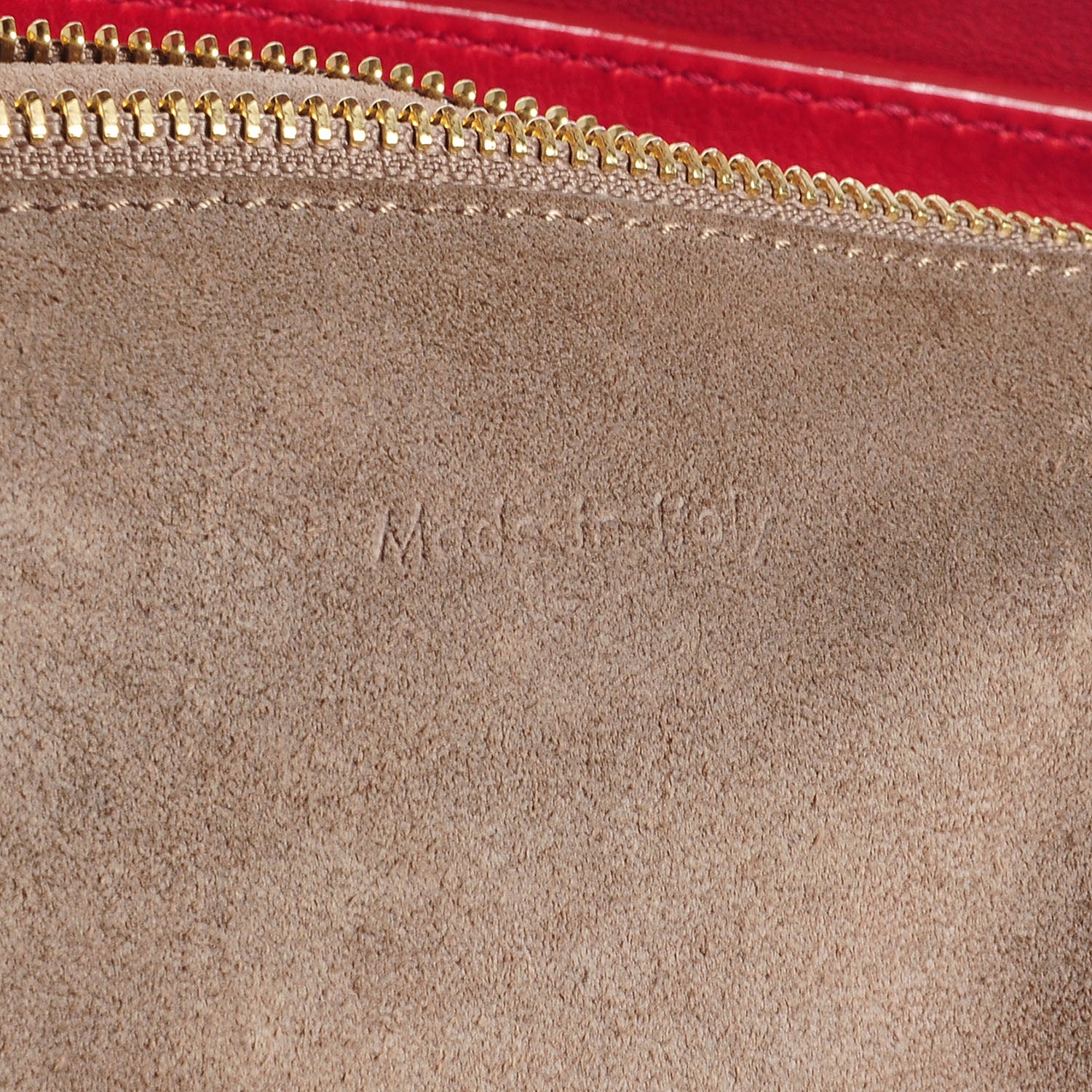 Celine Smooth Calfskin Mini Luggage Envelope Tote Red 8 of 9