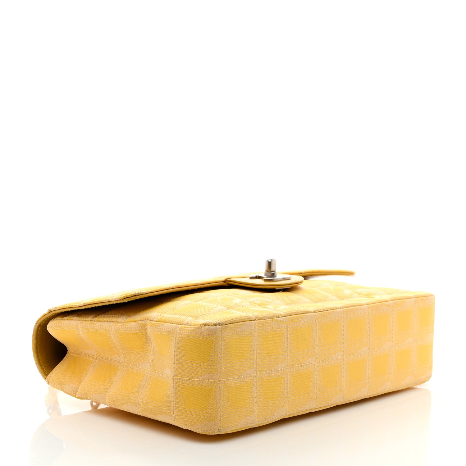 Chanel Nylon Medium Travel Flap Yellow 4 of 11