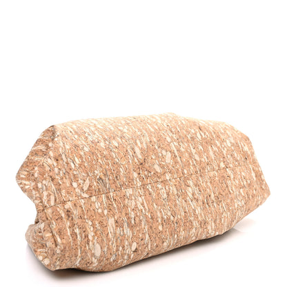 Bottega Veneta Cork The Pouch Oversized Clutch Natural 4 of 11
