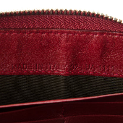 Christian Dior Patent Cannage Lady Dior Continental Zip Wallet Red 7 of 9