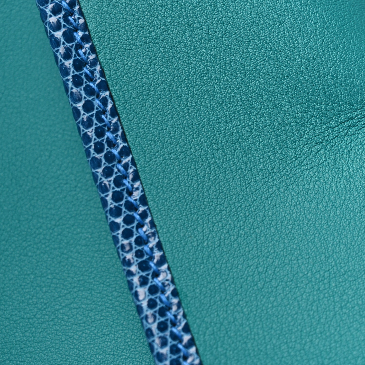 Hermes Swift Lizard Jige Elan Touch 29 Clutch Bleu Paon Mykonos 8 of 8