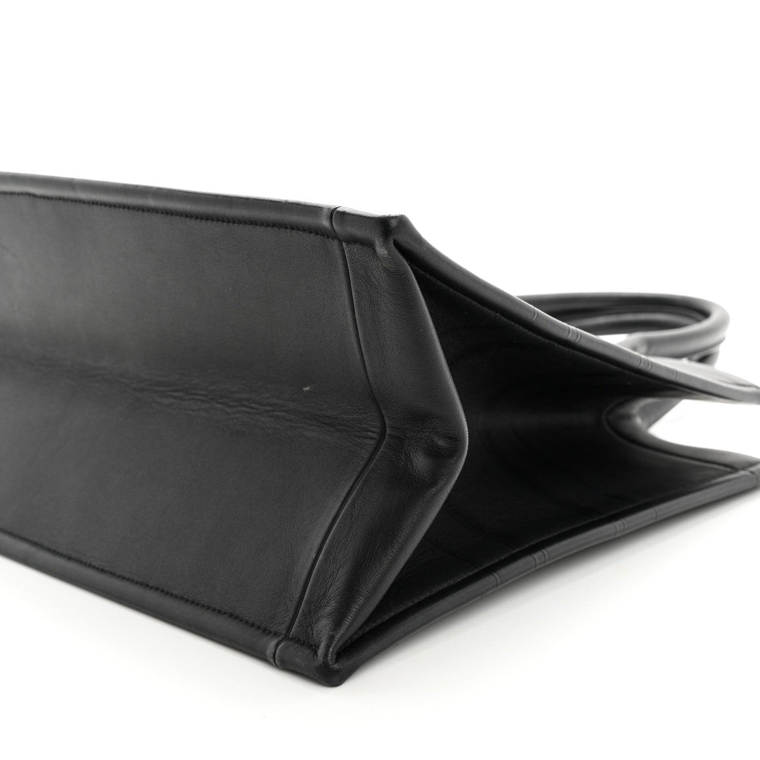 Christian Dior Calfskin Embossed Medium Book Tote Black 10 of 10