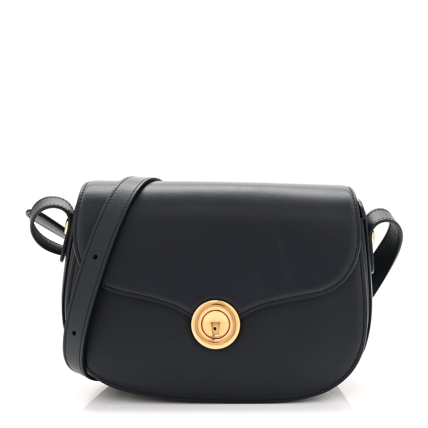 Smooth Calfskin Small Ghiera Bag Navy
