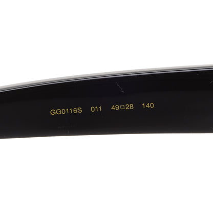 Gucci Acetate Stars Cat Eye Sunglasses GG0116S Black 5 of 8