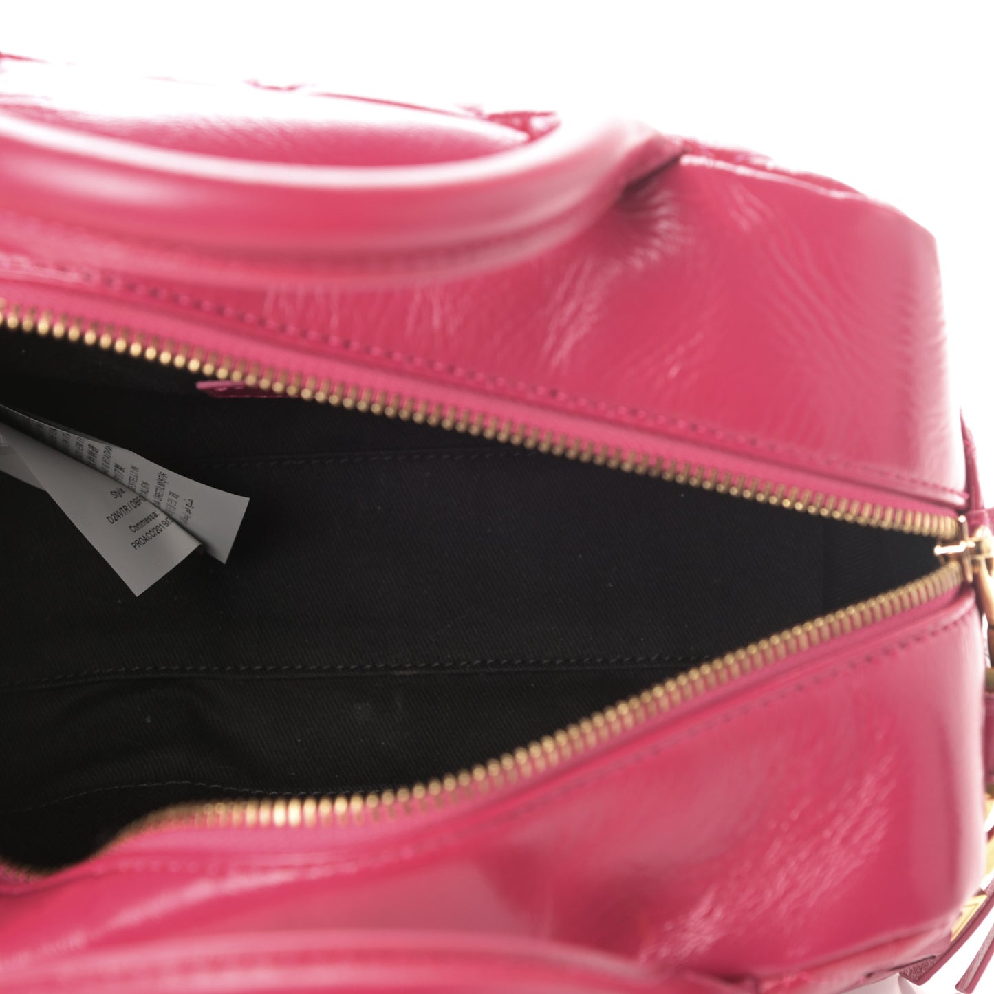 Nappa Quilted Icon Bowler Fuchsia