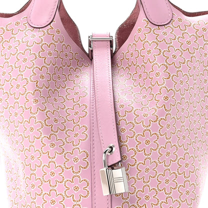 Hermes Swift Lucky Daisy Picotin Lock 18 PM Mauve Sylvestre 8 of 13