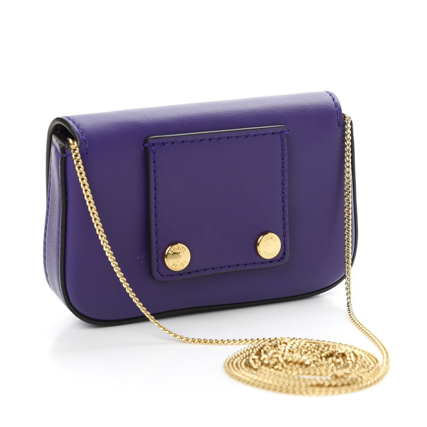 Vitello Century Opaco Nano Baguette Belt Charm Purple Rain