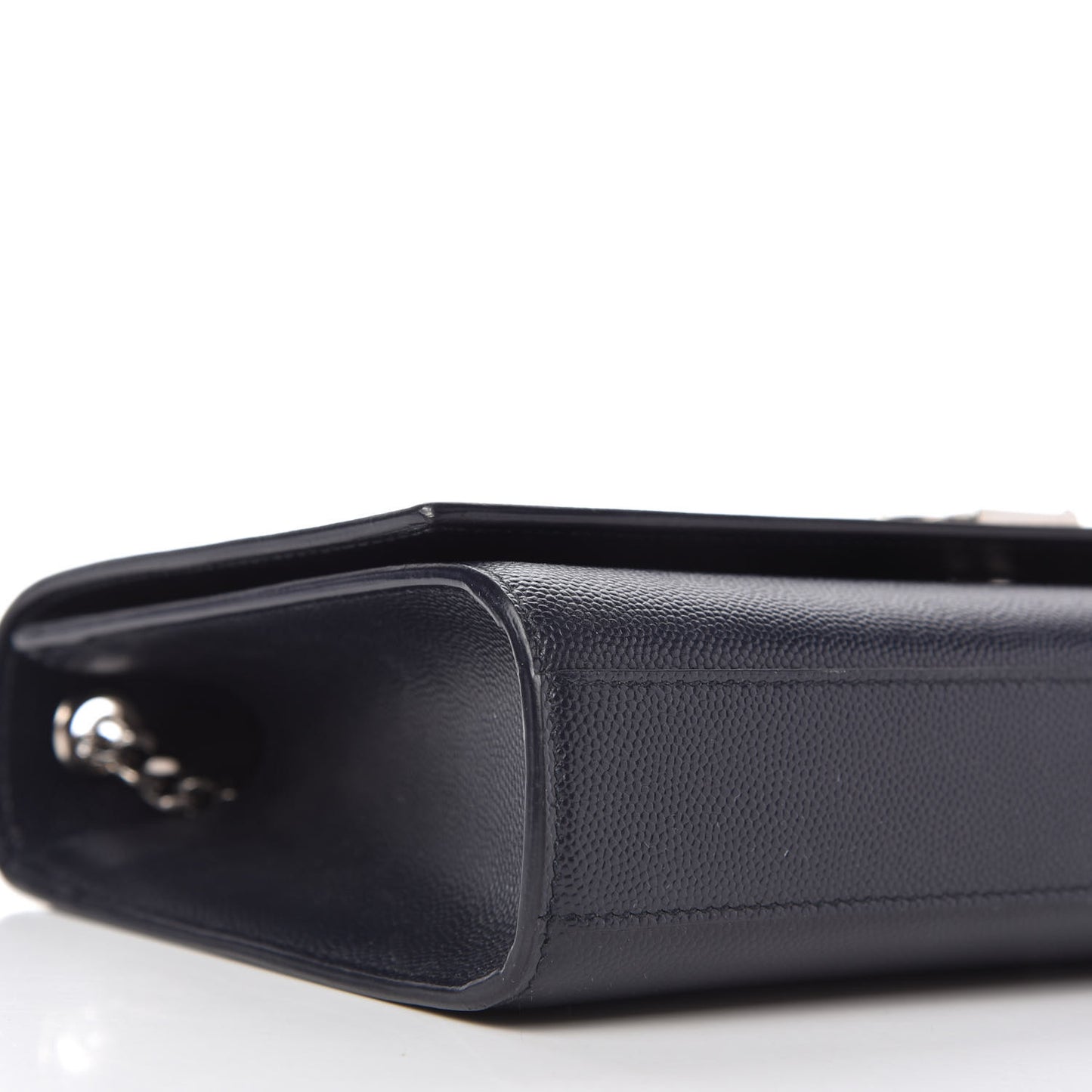 Grain De Poudre Medium Classic Monogram Kate Satchel Deep Marine