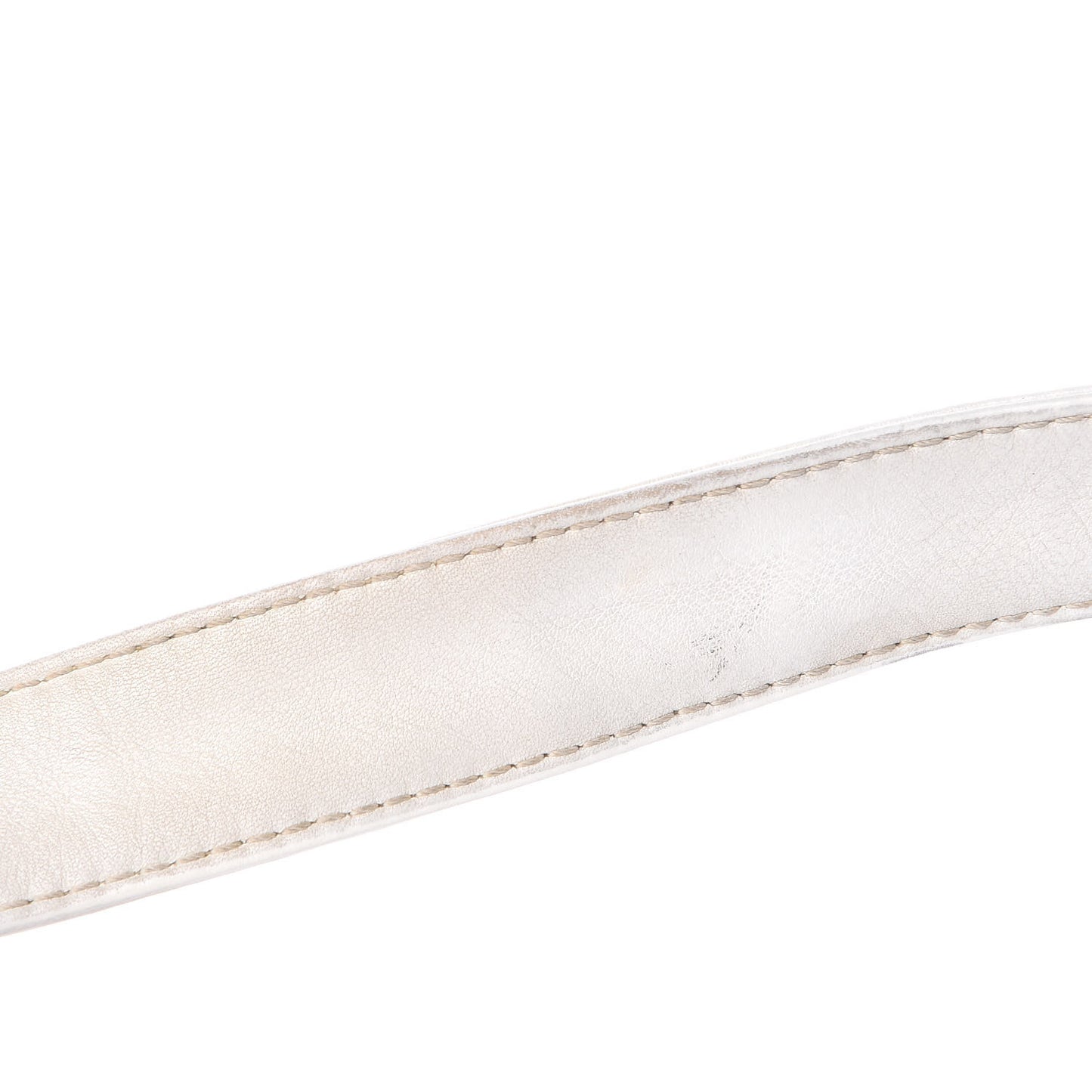 Calfskin Quilted Wild Stitch Flap White