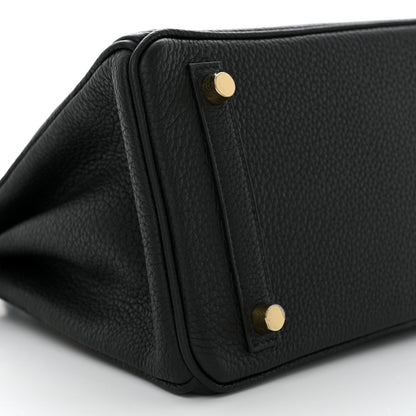 Hermes Togo Birkin 25 Black 9 of 11