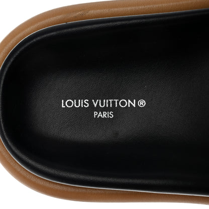 Louis Vuitton Nylon Monogram Womens Pool Pillow Comfort Mules 36 Navy Blue 7 of 10
