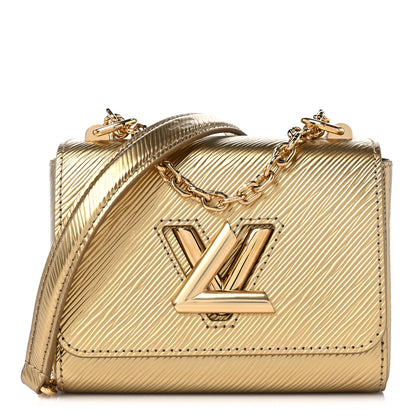 Louis Vuitton Epi Twist Shoulder Bag Mini Gold 1 of 8